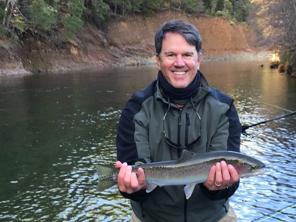 Jim with a beautiful wild fish!