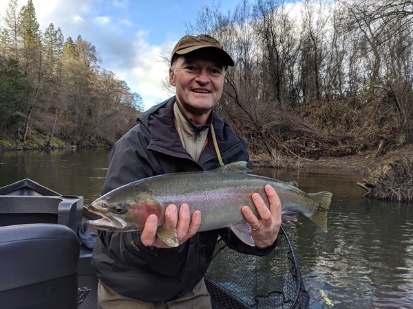 Dean with a beautiful wild fish!