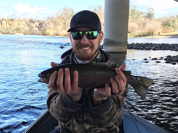 Jake with a chunky fish