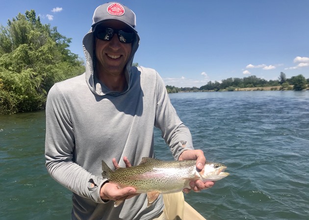 Brad w his first LSac rainbow