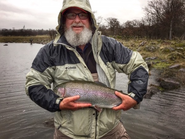 Chip with his first of several Eagle Canyon trout