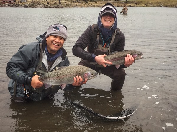 Tony and Liz with a double