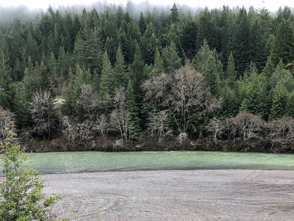 The upper S Fork Eel getting close before blowing out