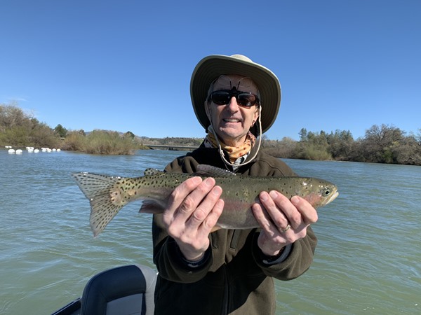 Ted with a very nice birthday fish!