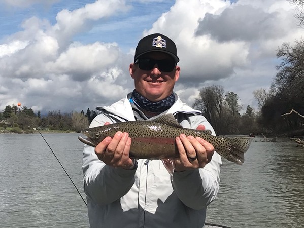 Robert's first fish