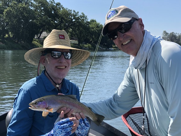 Bernard with a nice fish