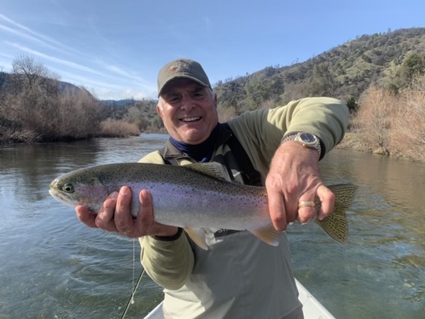 Steve with a healthy hen steelhead