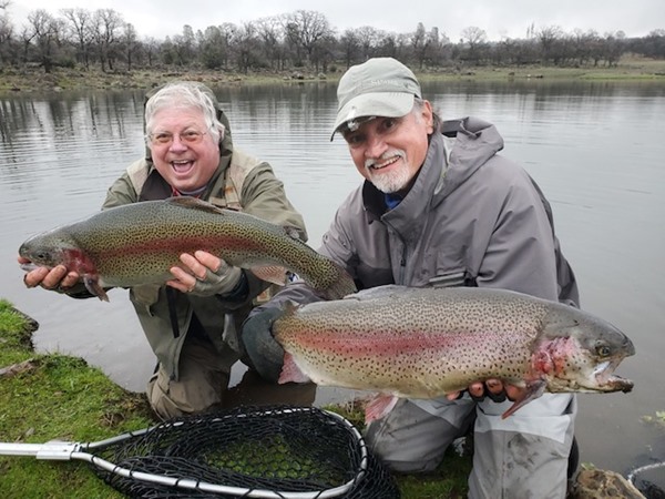 Lanny and Ken with a big double