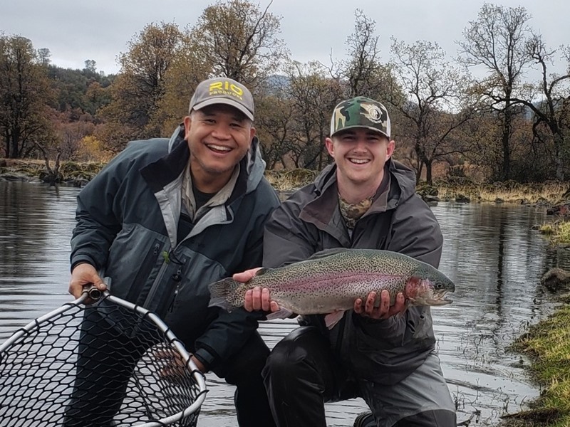 Eric fooled this one on a quickly stripped streamer.