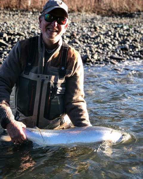 Jim with his prize doe