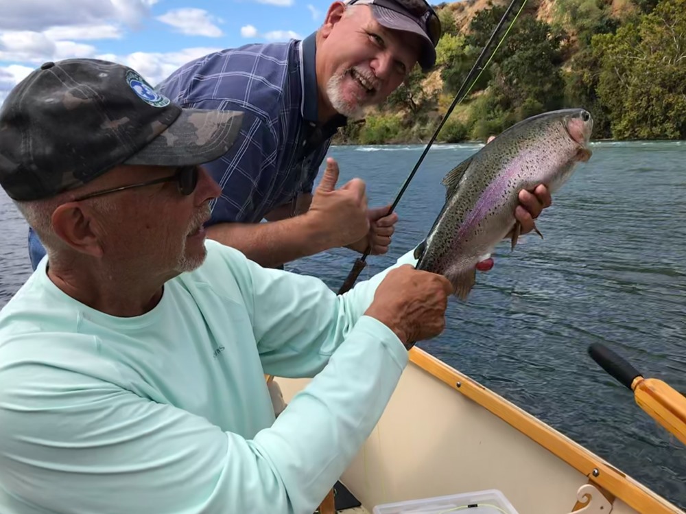 Mike with a great fish.