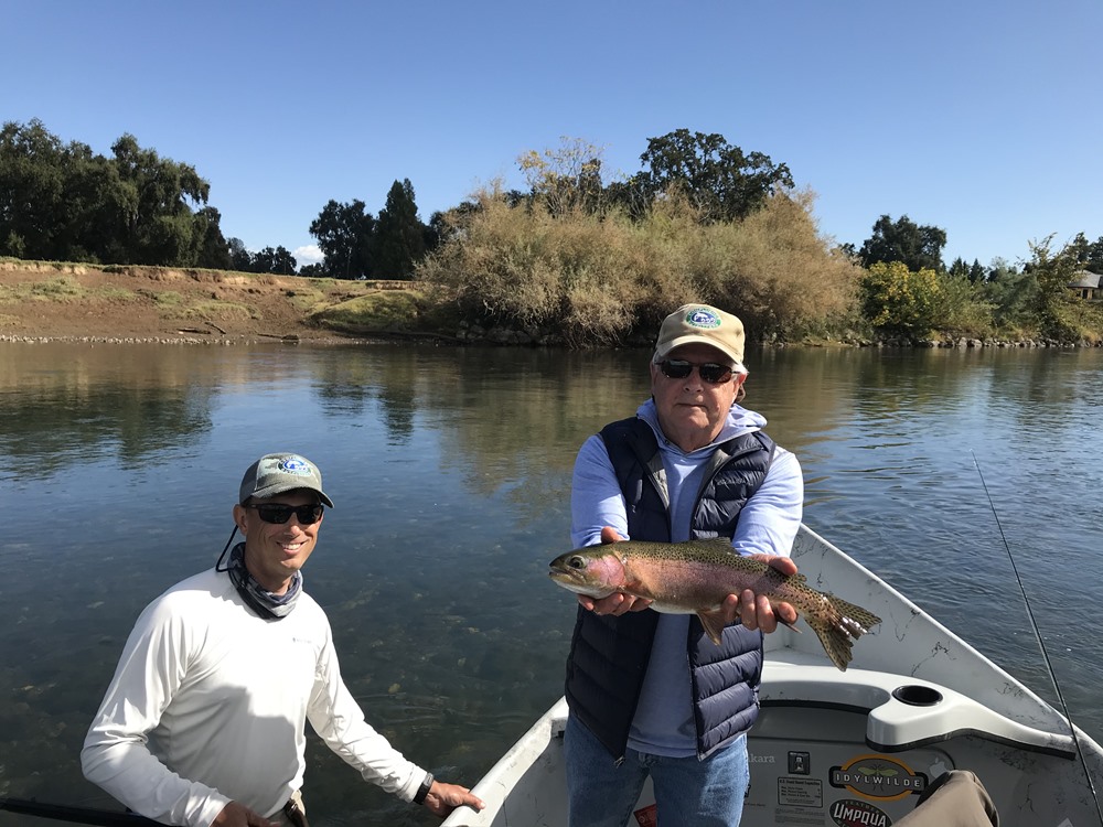 Steve landed this fish on a dry fly!