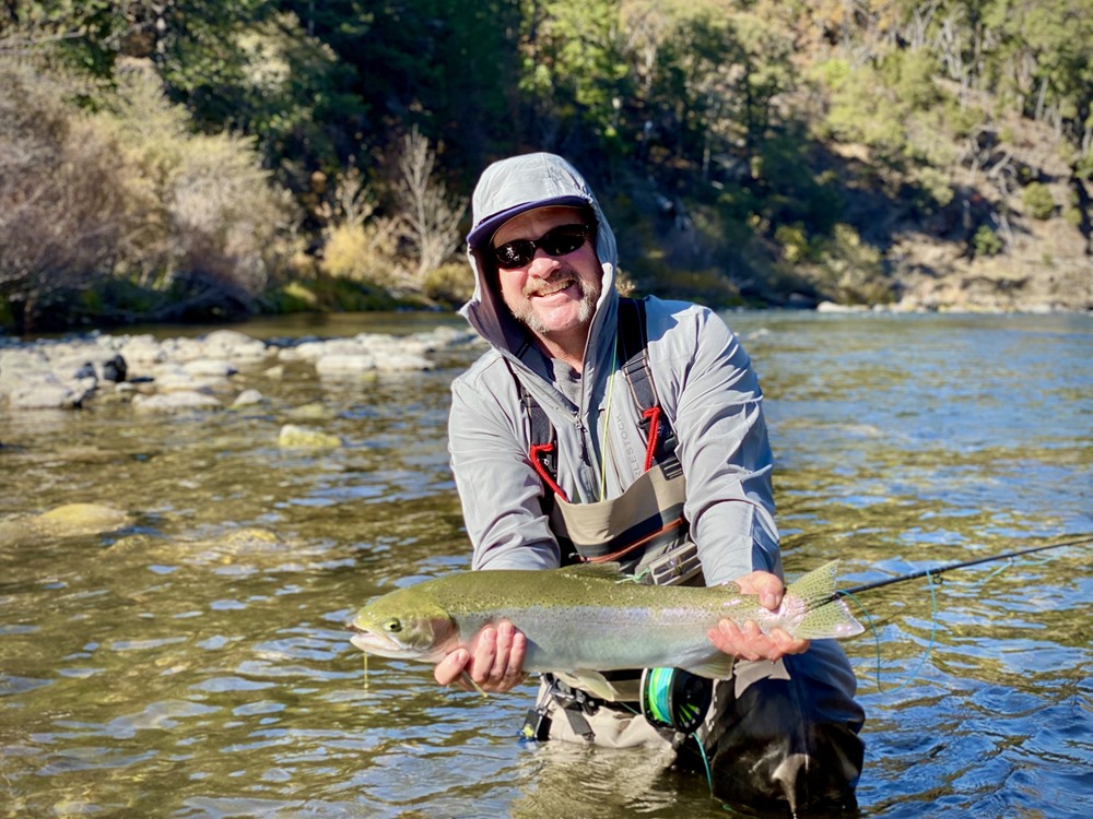 Tony and the big fish.