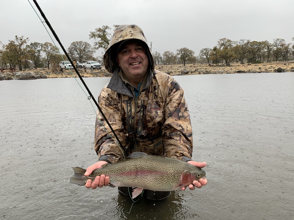 Sylvio with one of many trout