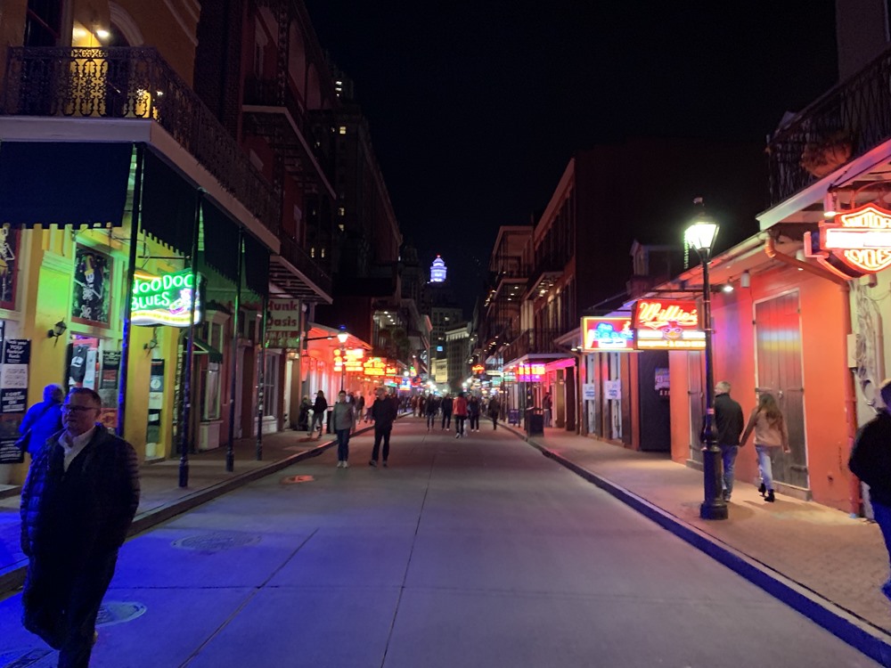 The beautiful French Quarter of New Orleans