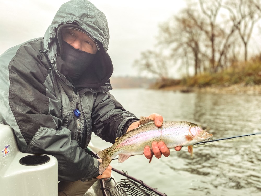 Mark, from the back of the boat, yanked this one.