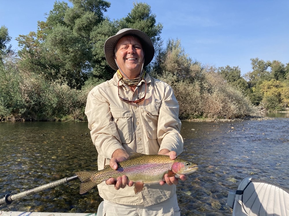 Pete with a good rainbow