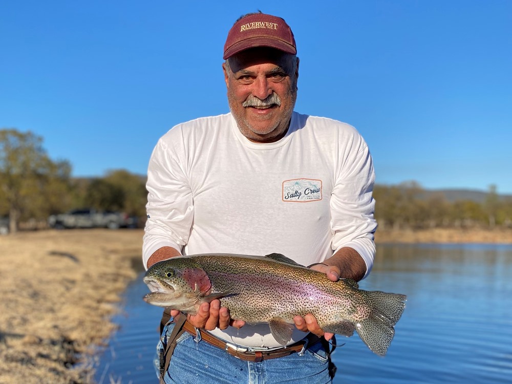 Verne with his first fish of the day