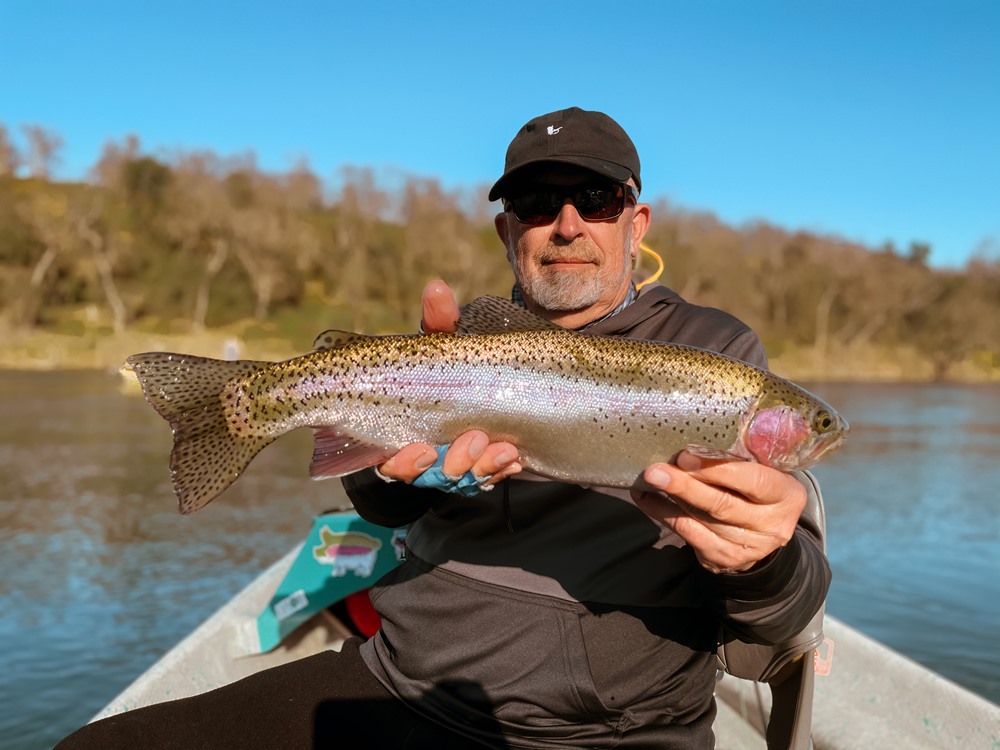 Bill with a nice chrome 20 inch trout pig!