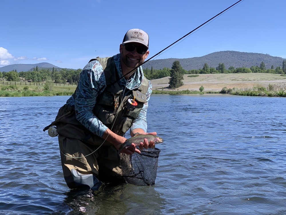 Jeff with a decent Hat Creek fish