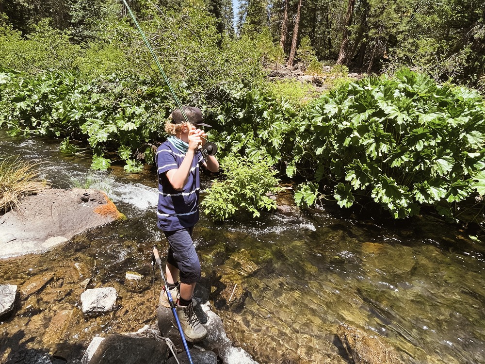 Pete on the Upper McCloud