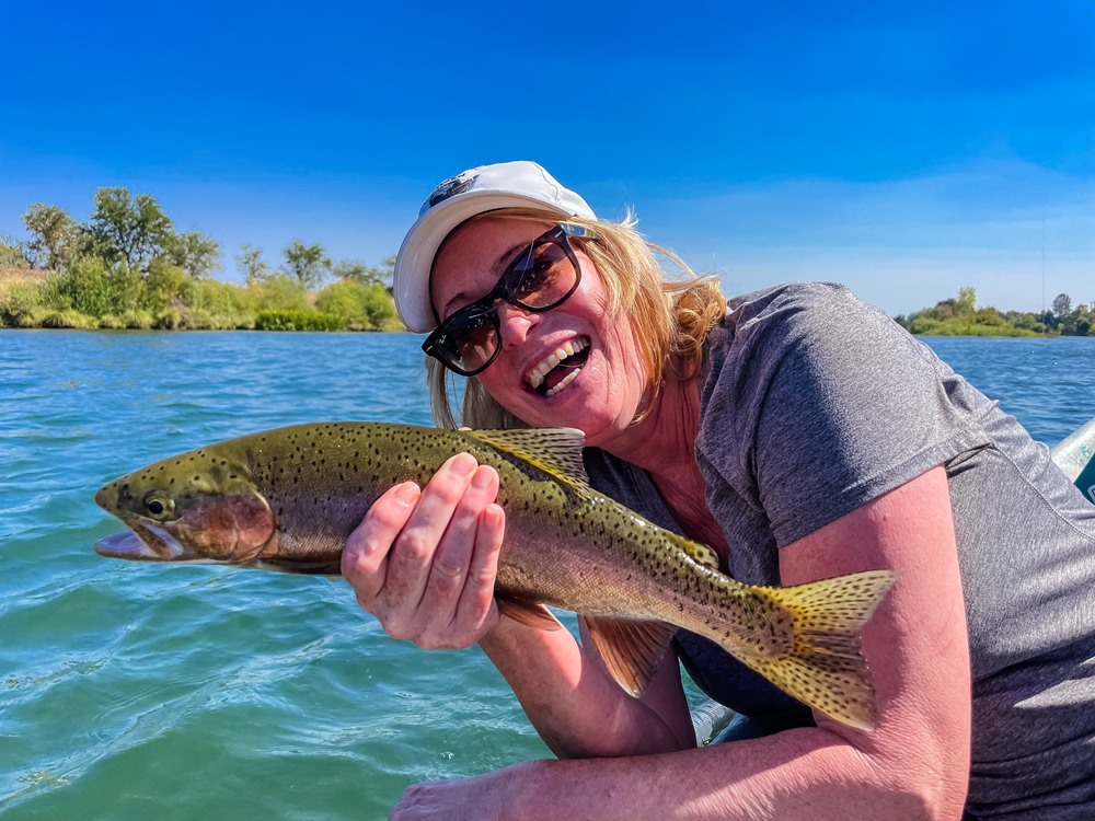 Cheryl caught fish after fish after fish after… you get the point!