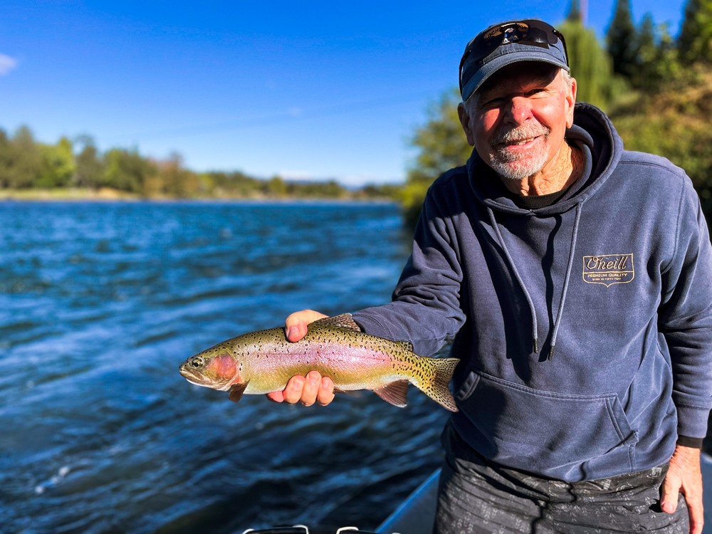 A handful of trout!