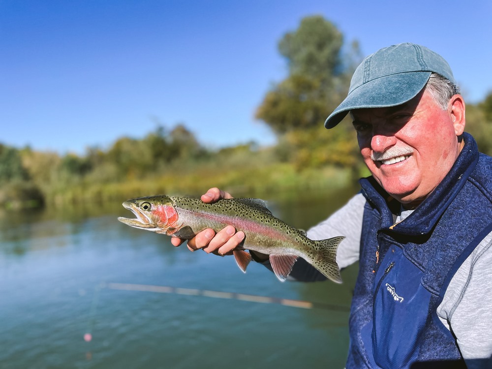 A beautiful Lower Sac trout!