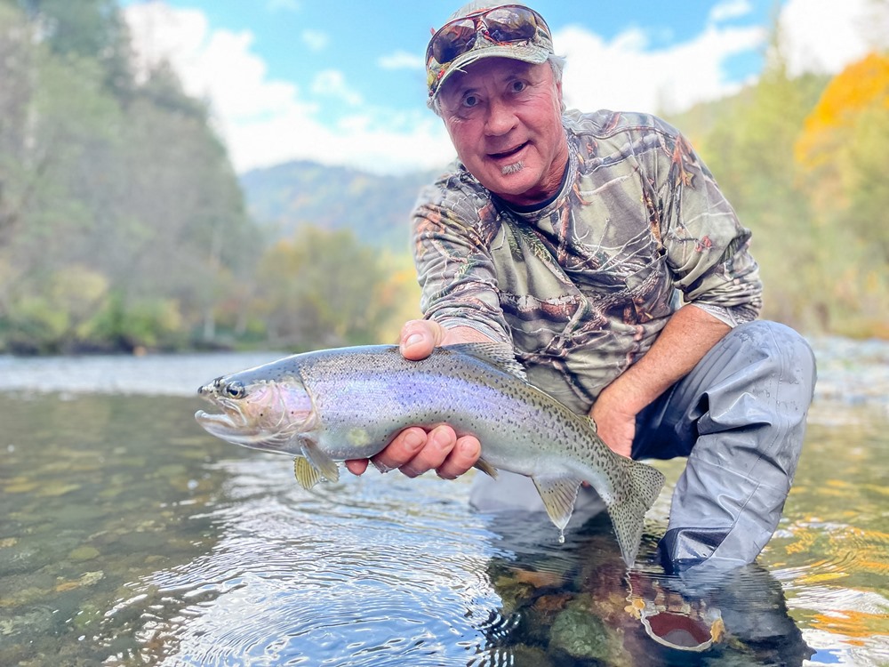 One of the hardest fighting Trinity steelhead I’ve seen, despite it’s size!