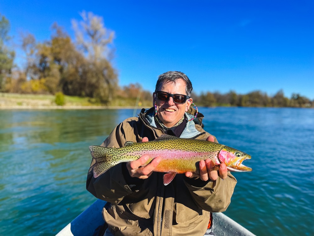 One of Chuck’s beautiful Rainbow Trout