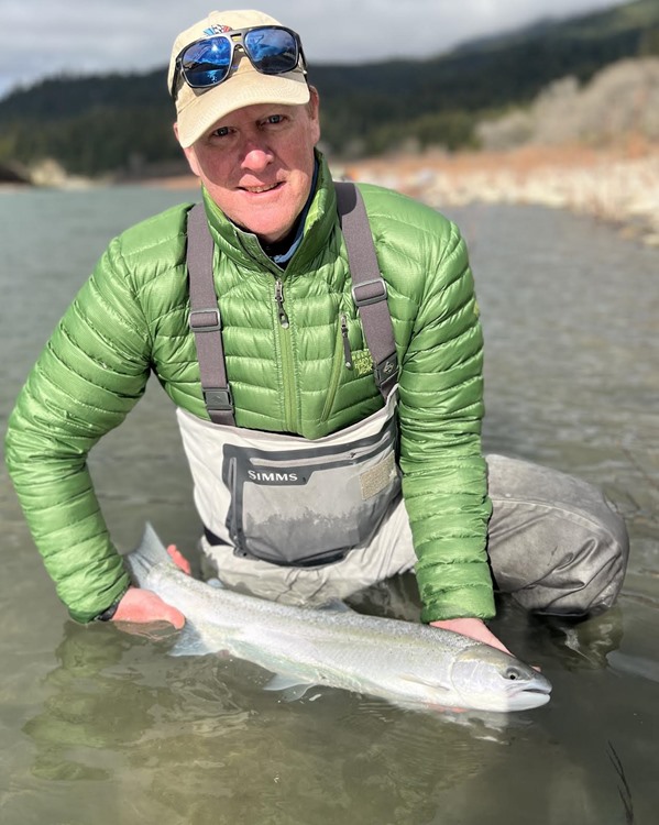 Gary with his coastal prize from ealier this month. 