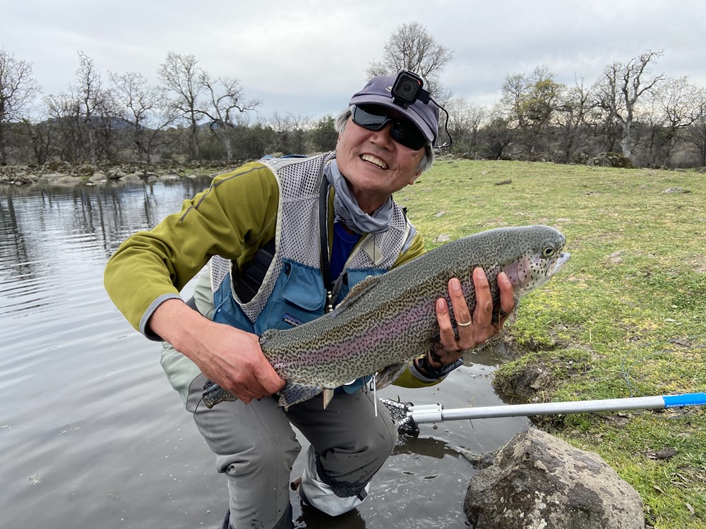 Carl with the biggest fish of the day