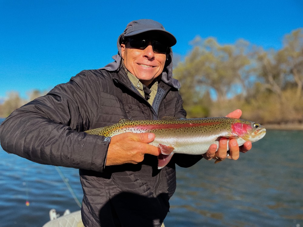 Greg’s first fish of the day was a 20 incher!