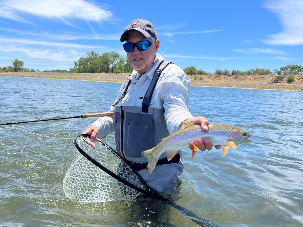 Jeff with a nice rainbow