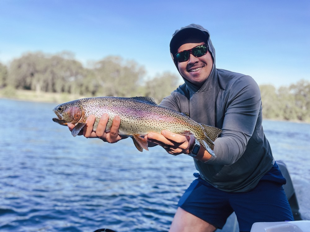 1st fish five minutes into the float was a 20 incher!