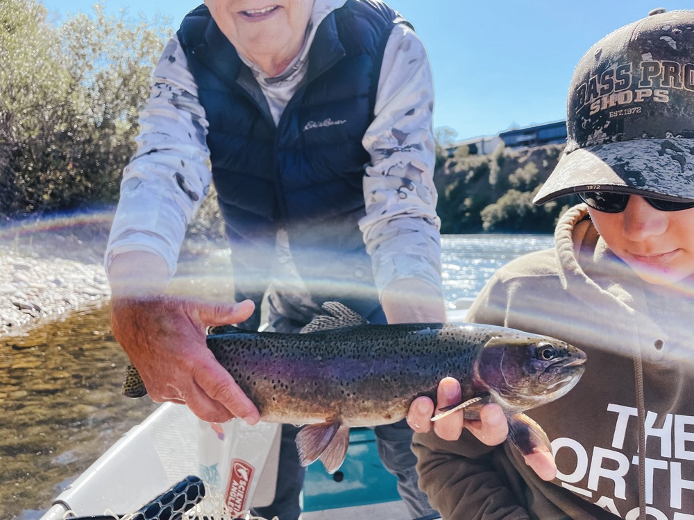 Steve’s first fish