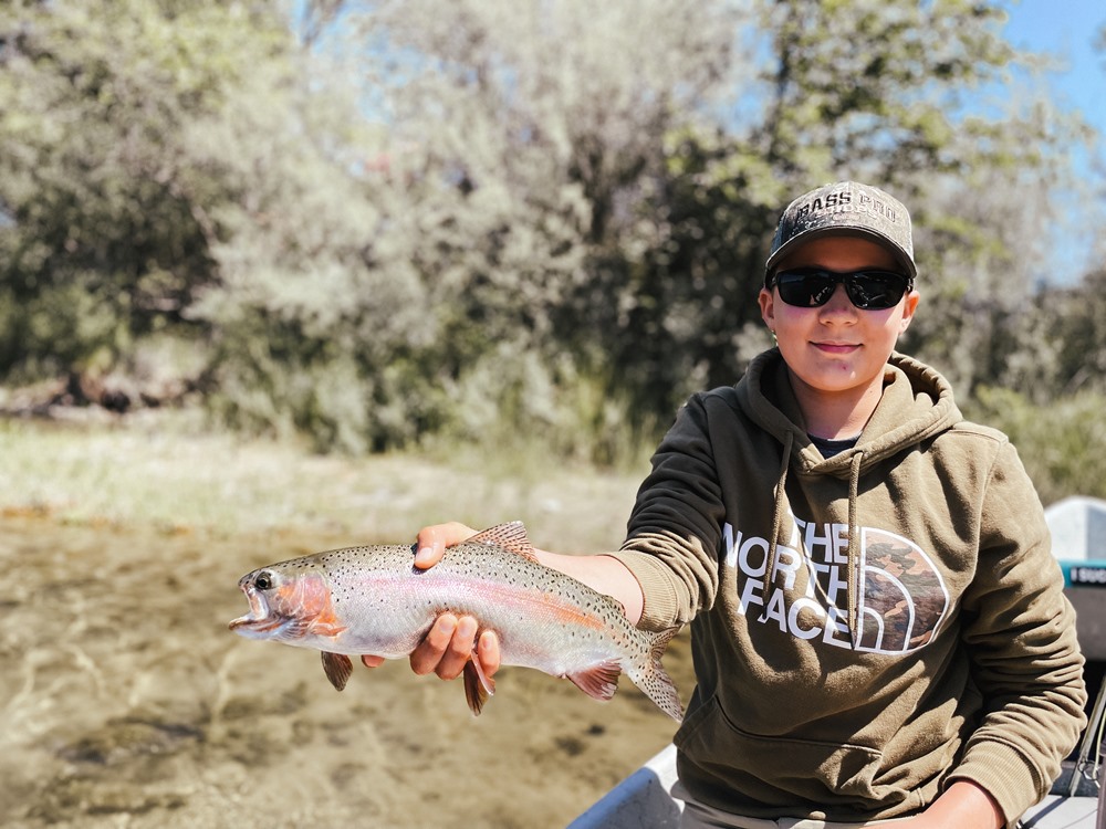 A handful of trout