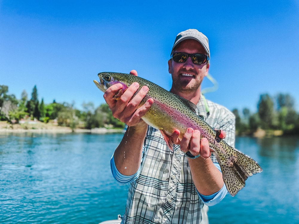 The first fish of the day was a dandy!