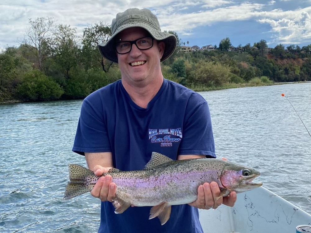 Alan with the big fish of the day