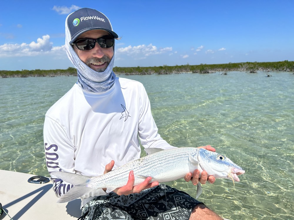 A typical Andros bonefish
