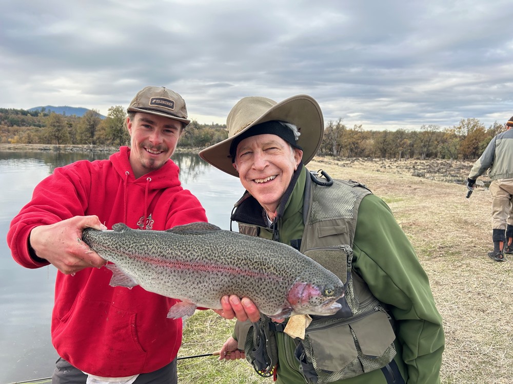 Harvey with a big rainbow