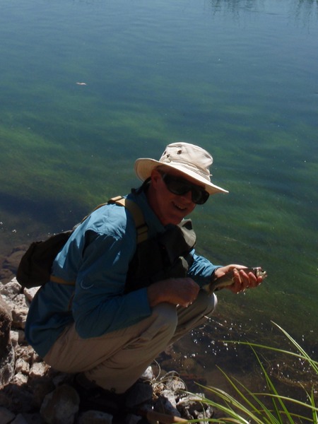 The brookies were biting today.