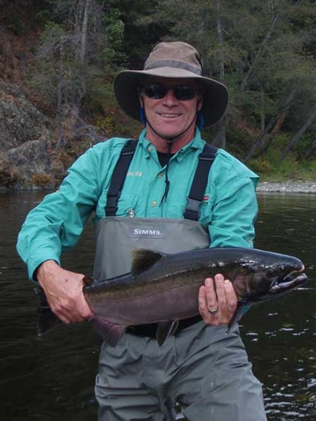 John D. with a salmon