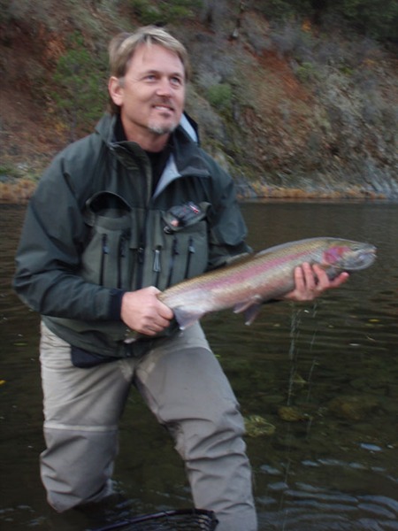 Dave with one of many steelhead