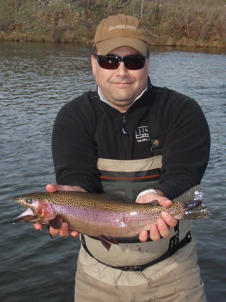 Alex with a wild steelhead