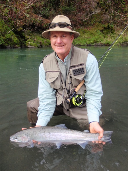 Donald Norene's 30 hen ate a tight lined leech