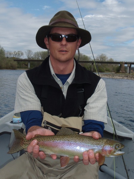 Justin with one of many