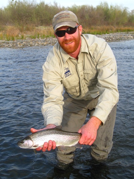 Shawn with a Feather steelie
