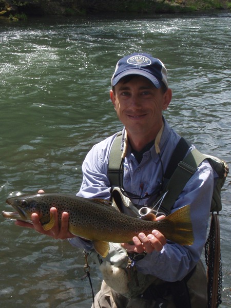 Andrew with a nice brown