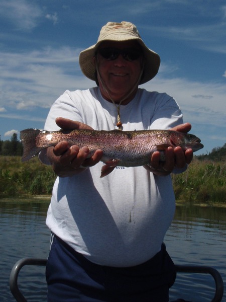 Jimmy with a big rainbow